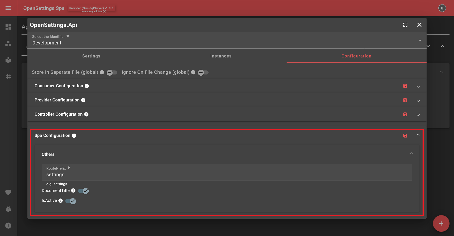 Settings Page Guide App View Page Configuration Tab Spa