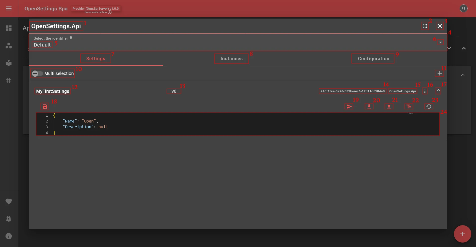Settings Page Guide App View Page