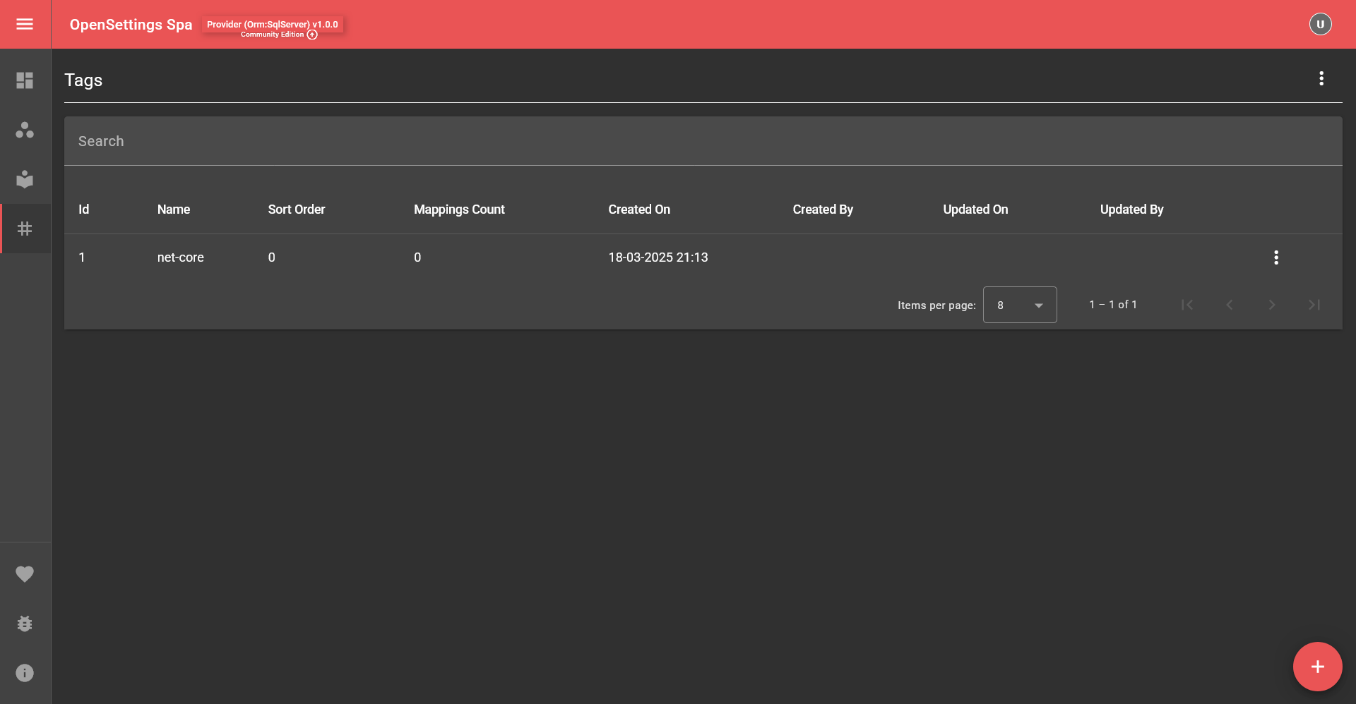 Settings Page Guide Tags Page